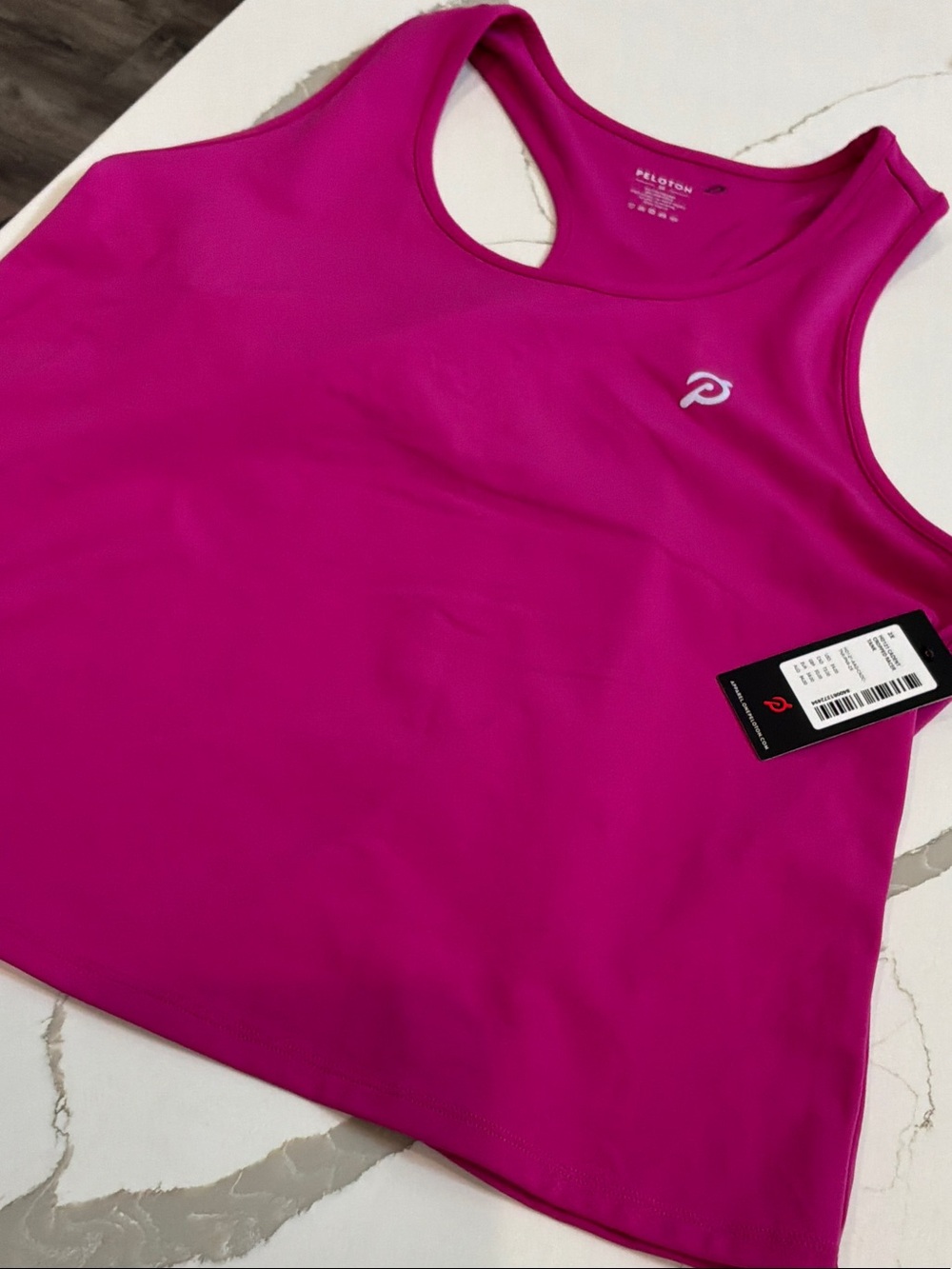 Peloton 2X NWT Women’s Bright Magenta Racerback Tank Workout Athletic Top